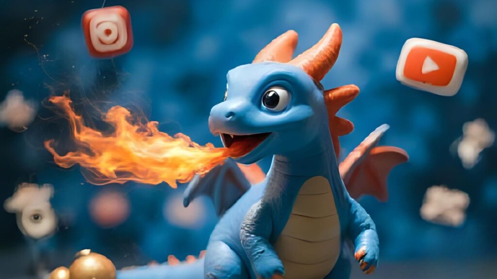 Social Media Drachen